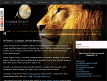 Tablet Screenshot of antique-jewelry-investor.com